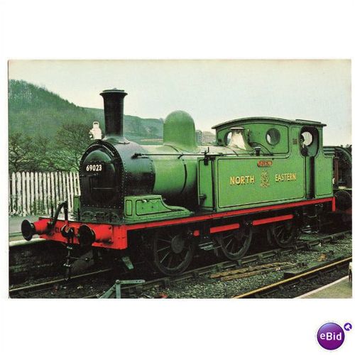 Railway Postcard LNER J72 69023 Joem 0-6-0T Steam Loco NER North Eastern