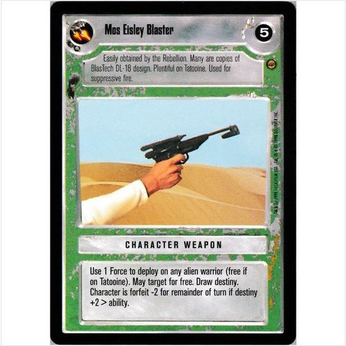 Star Wars CCG Jabba's Palace Limited - Mos Eisley Blaster - Light Side