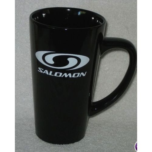 Salomon Sports Ski Company Large Ceramic Coffee Mug 16oz Black color