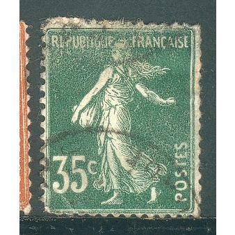 France 1937 - 35c green - Sower - no ground - used