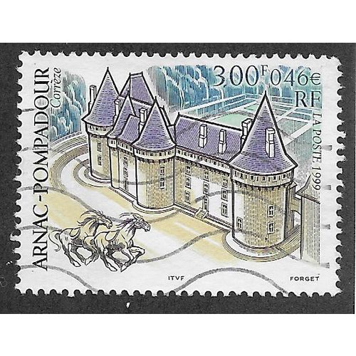 FRA 1999 3F 'TOURISM -ARNAC POMPIDOU CASTLE' FINE USED (EBID55-837)