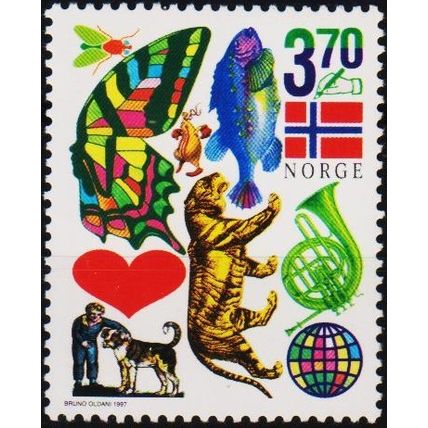 Norway. 1997 3k70 S.G.1299 Unmounted Mint
