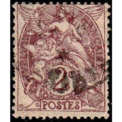 France 1900 Cherub 2c Used Stamp