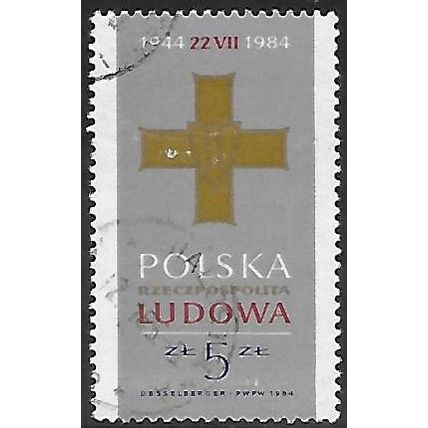 Mi 2926: 5 Zl. multicoloured 40th Anniversary of the Polish People's Republic