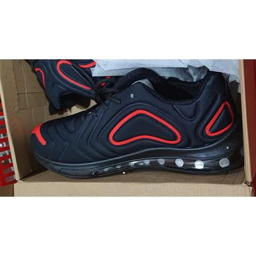 Casual Air Cushion Black Shoes Men Outdoor Breathable Lace-up Sneakers Running