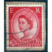 GB 1954 2.5d red on paper SG519