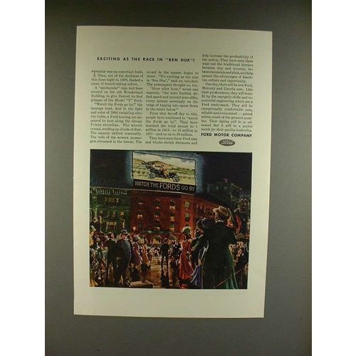 1944 Ford Motor Company Ad - Exciting Race in Ben Hur