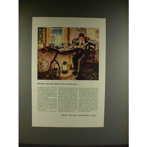 1944 Ford Motor Company Ad - Needles and Nails