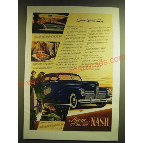 1939 Nash cars Ad - Some Sweet Day