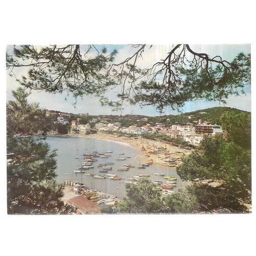 LAFRANC,GIRONA, SPAIN used vintage postcard 1978 postmark #