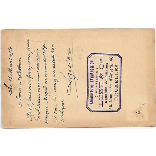 Belgium Postal Card Bruxelles to Anvers with Postage Due nicely tied 1921