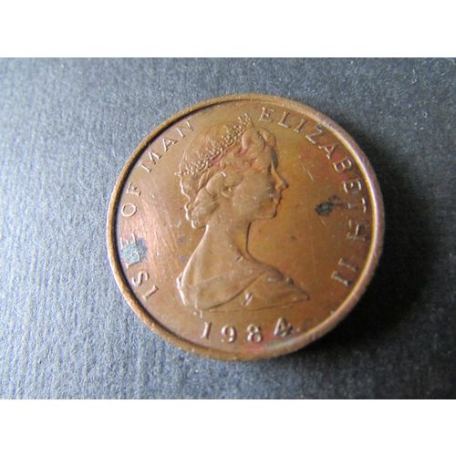 1984 QUEEN ELIZABETH II ISLE OF MAN TWO PENCE FREE POST. G