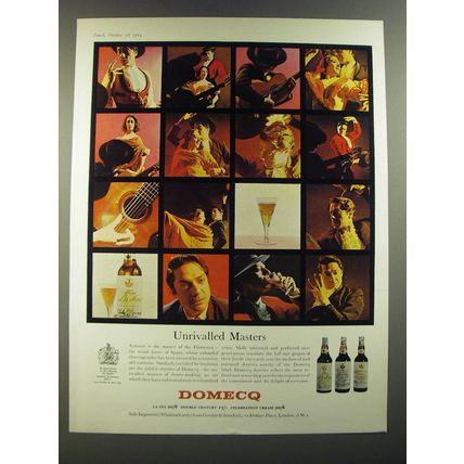 1964 Domecq Sherries Advertisement - Antonio Gades - Unrivalled masters