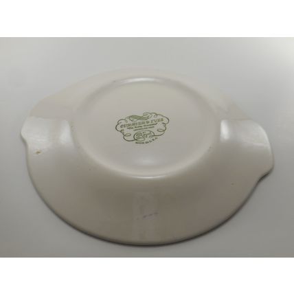 CURRIER & IVES "THE ROCKY MOUNTAINS" PLATTER 11 1/2" Wagon Trail Oxen Frontier