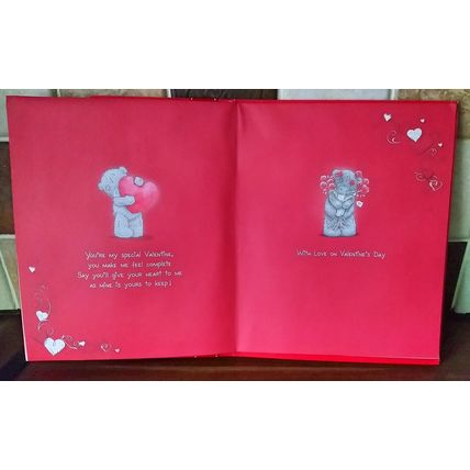 Valentine's Card - Tatty Teddy - Girlfriend - Red Bow - 004