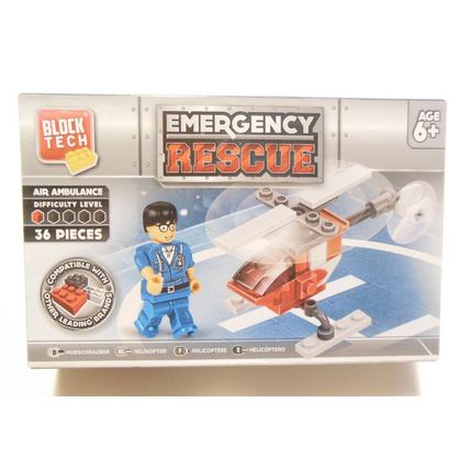 Air Ambulance Block Tech Emergency Rescue 36 Pieces