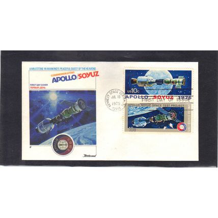 FDC Fleetwood 1569-1570 (Cachet-U/A) Spacecraft CV42835