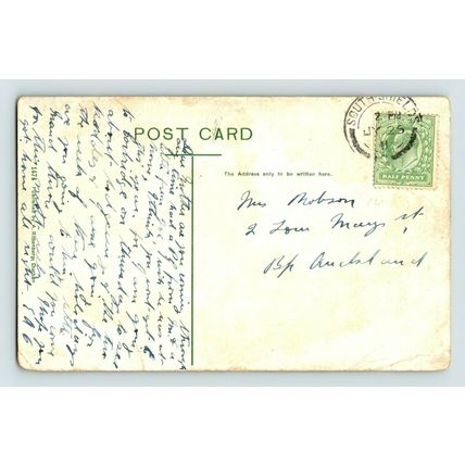 South Africa, Typical Ricksha Boys Vintage Postcard (A16)