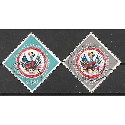 Ecuador ( Equateur ) N° PA 361/62 YVERT OBLITERE ( USED )