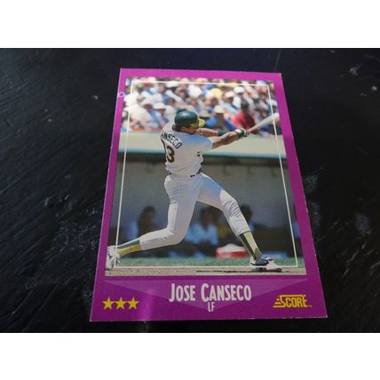 1988 Score Card # 045 Jose Canseco Excellent (5) Oakland Athletics