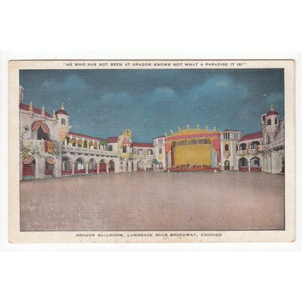 Aragon Ballroom Lawrence near Broadway Chicago Illinois Postcard USA