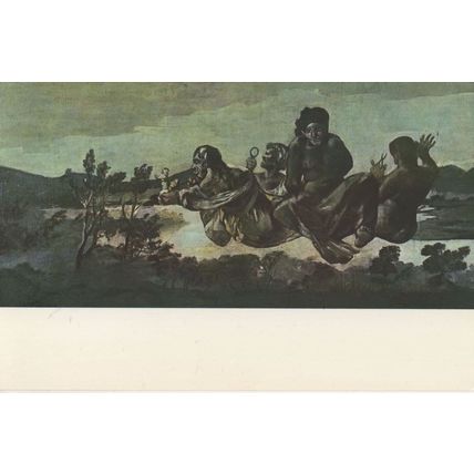Goya Le Destin Destiny Painting Postcard