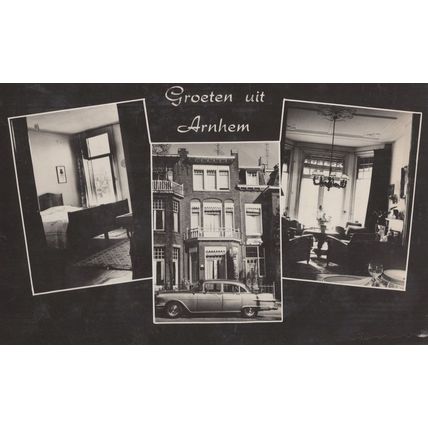 Pension Huize Irene Arnhem Holland Hotel Real Photo Old Postcard