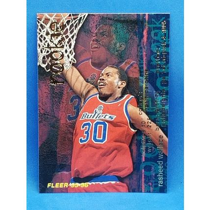 1995-96 Fleer #316 Rasheed Wallace RC