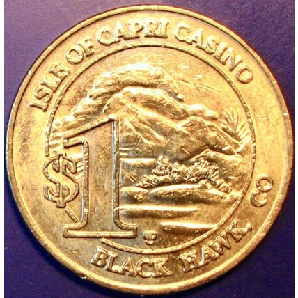 Isle Of Capri. $1 Casino Token. Black Hawk, CO. P41.