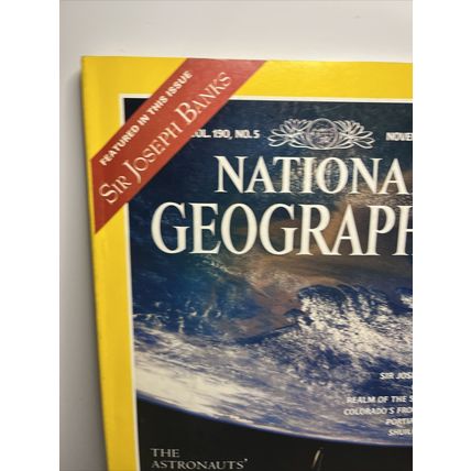 National Geographic Magazine November 1996 - Vintage Collectable ....o