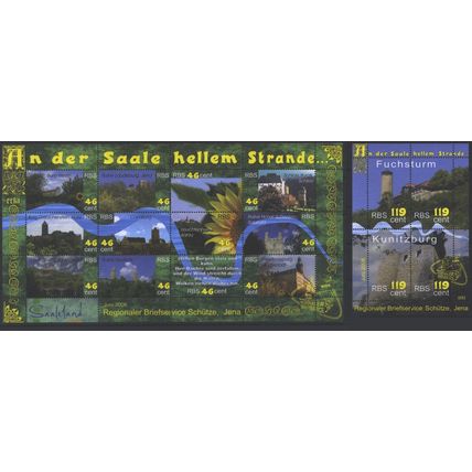 Burgen an der Saale, Brücke / Castles along Saale River, Bridge **/MNH 2008