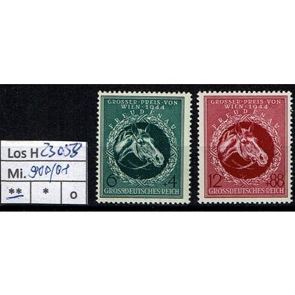 Los H23058: Deutsches Reich Mi. 900/01 **