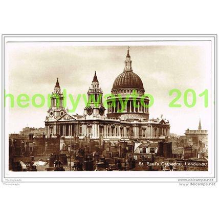 ST PAUL'S CATHEDRAL (1), LONDON, ENGLAND, POSTCARD 1930s?