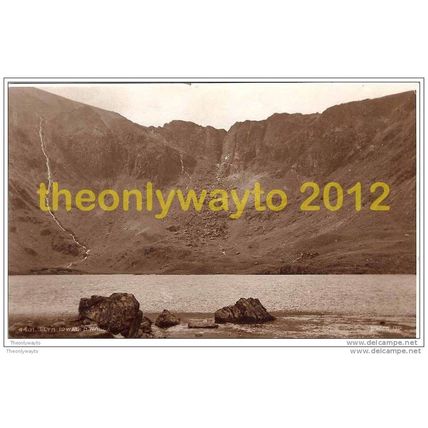 LLYN IDWAL, WALES, 1900s, Postcard