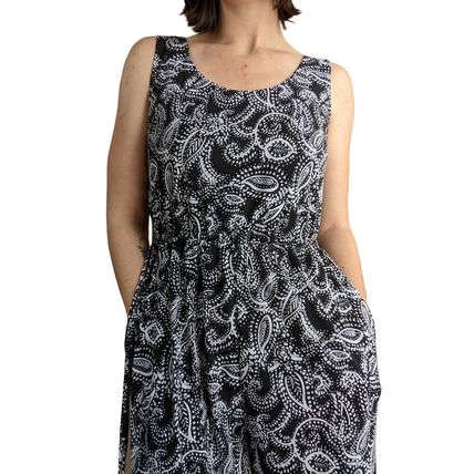Nicole Miller Jumpsuit + L + Black & White