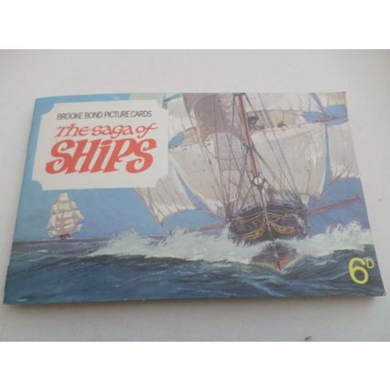 Brooke Bond - The Saga Of Ships - Complete Album with Picture Cards