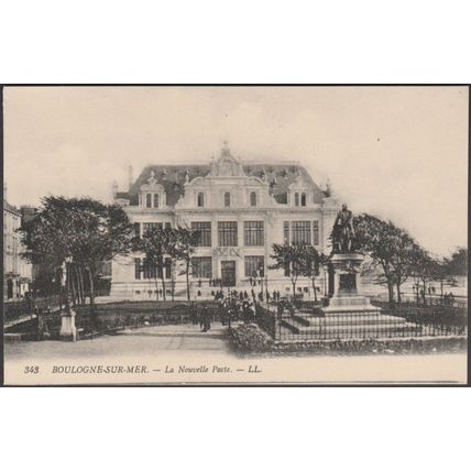 La Nouvelle Poste, Boulogne-sur-Mer, c.1910s - Lévy CPA LL343