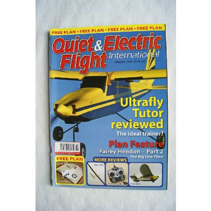 2008 Quiet & Electric Flight Magazine - January + Plans