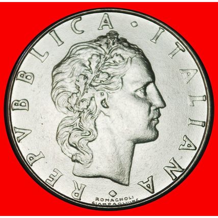 Ⰶ NUDE VULCAN (1954-1989): ITALY★ 50 LIRAS 1989R! DISCOVERY★LOW START★NO RESERVE