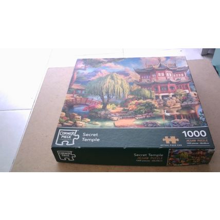 SECRET TEMPLE Jigsaw Puzzle (1000 Piece) Corner Piece Puzzles