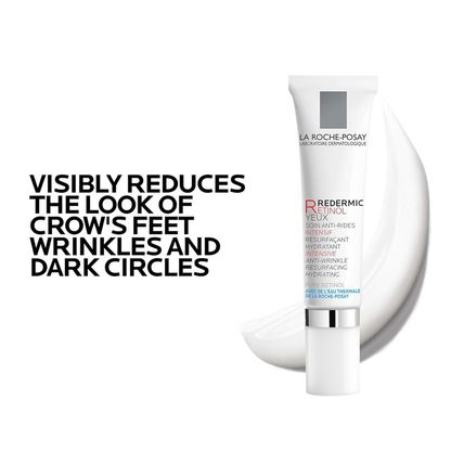 La Roche-Posay Redermic R Eyes Retinol Eye Cream, Anti-Aging Eye Cream to Reduce