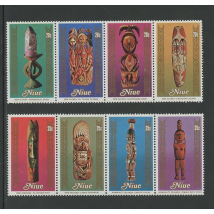 Niue 265-268, 1980 Festival of Arts, Strips of 4, VF, MNH (NIU415)