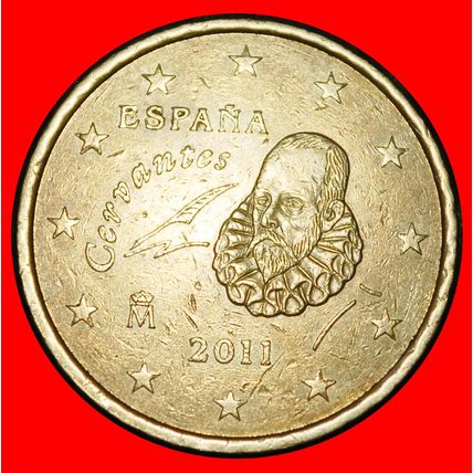 Ⰶ NORDIC GOLD (1999-2025): SPAIN ★50 EURO CENTS 2011 DIE I2★LOW START★NO RESERVE