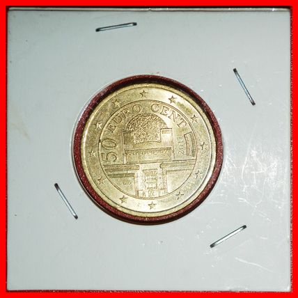 Ⰶ NORDIC GOLD (2002-2025): AUSTRIA ★ 50 EURO CENTS 2017 I2!★LOW START★NO RESERVE