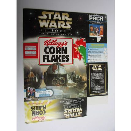 Kellogg`s 1999 Star Wars Statuettes Display Stand Limited Edition Crash Pack Box