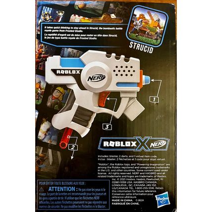 Roblox Nerf Strucid Boom Strike by Hasbro - NEW #200