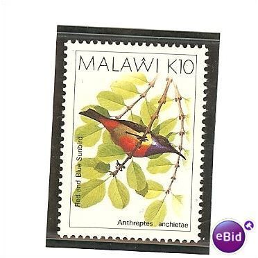 Malawi 1988 Birds K10 Anchieta's Sunbird Unmounted Mint NHM SG 804 Sc 533 Stamp