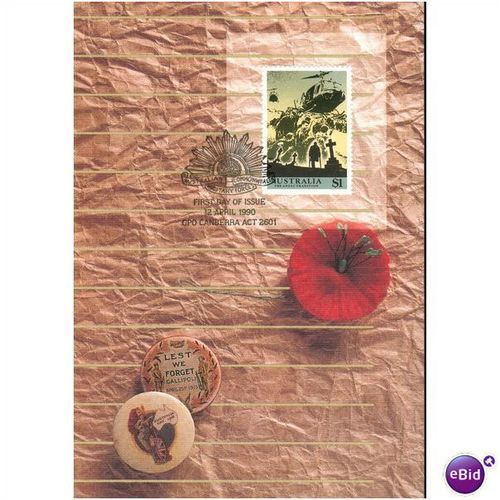 Australia FDI Postcard set 1990 - The Anzac Tradition