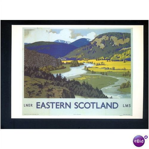 Advertising DGR 60 LNER/LMS EASTERN SCOTLAND Postcard by Drumahoe