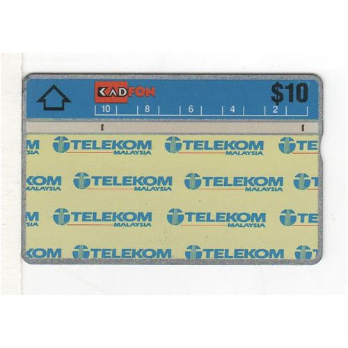 PHONE CARD - MALAYSIA - $10 TELEKOM KADFON